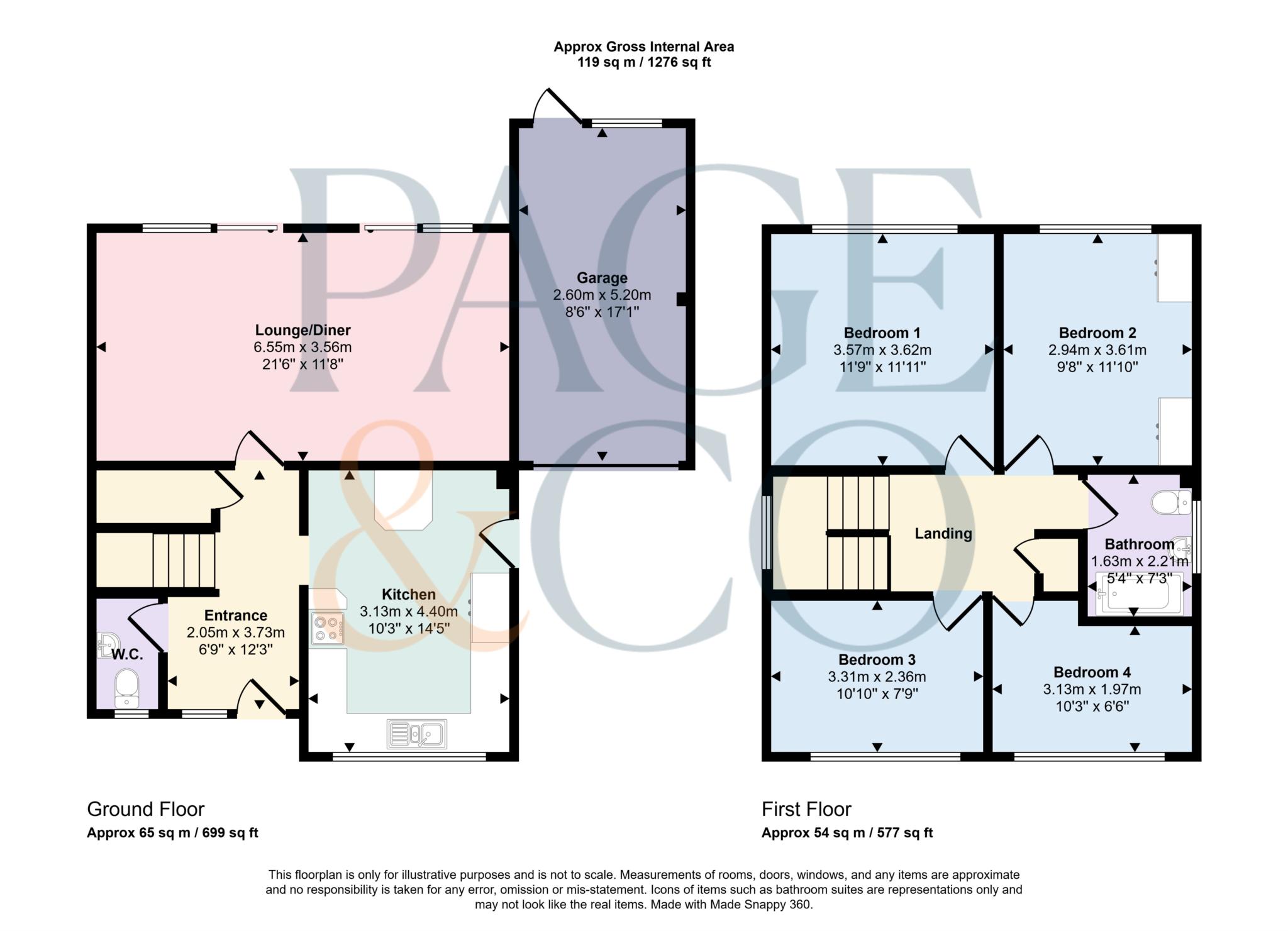 12, Church Wood Close, Canterbury floorplan