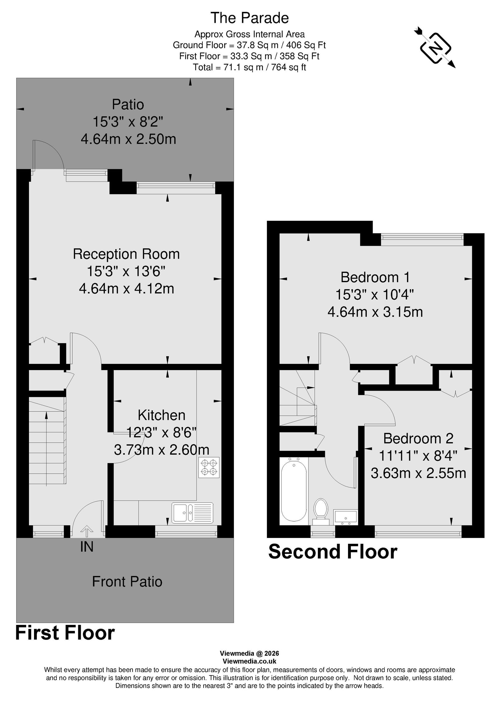 5a, Stoneleigh Broadway, Epsom floorplan