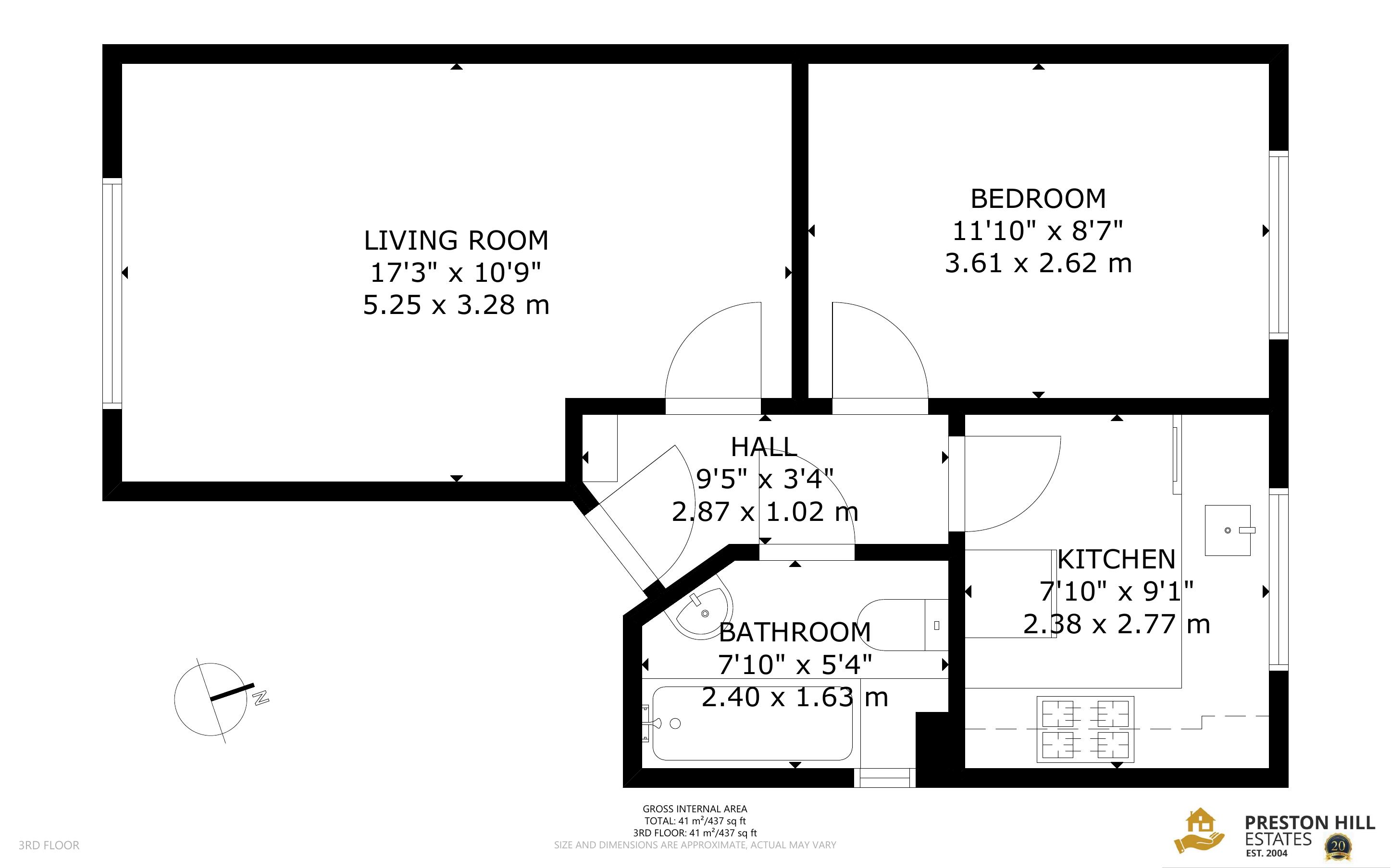 24, Oman Avenue, London floorplan