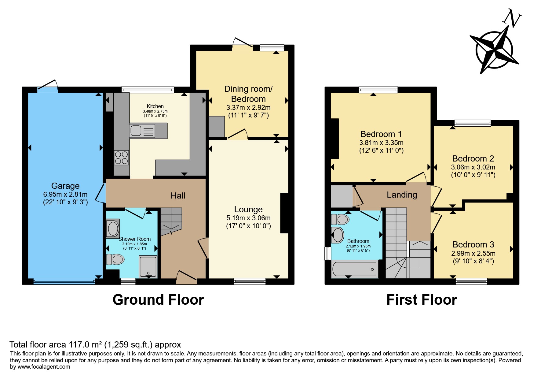 8, Beechwood Court, Dunstable floorplan