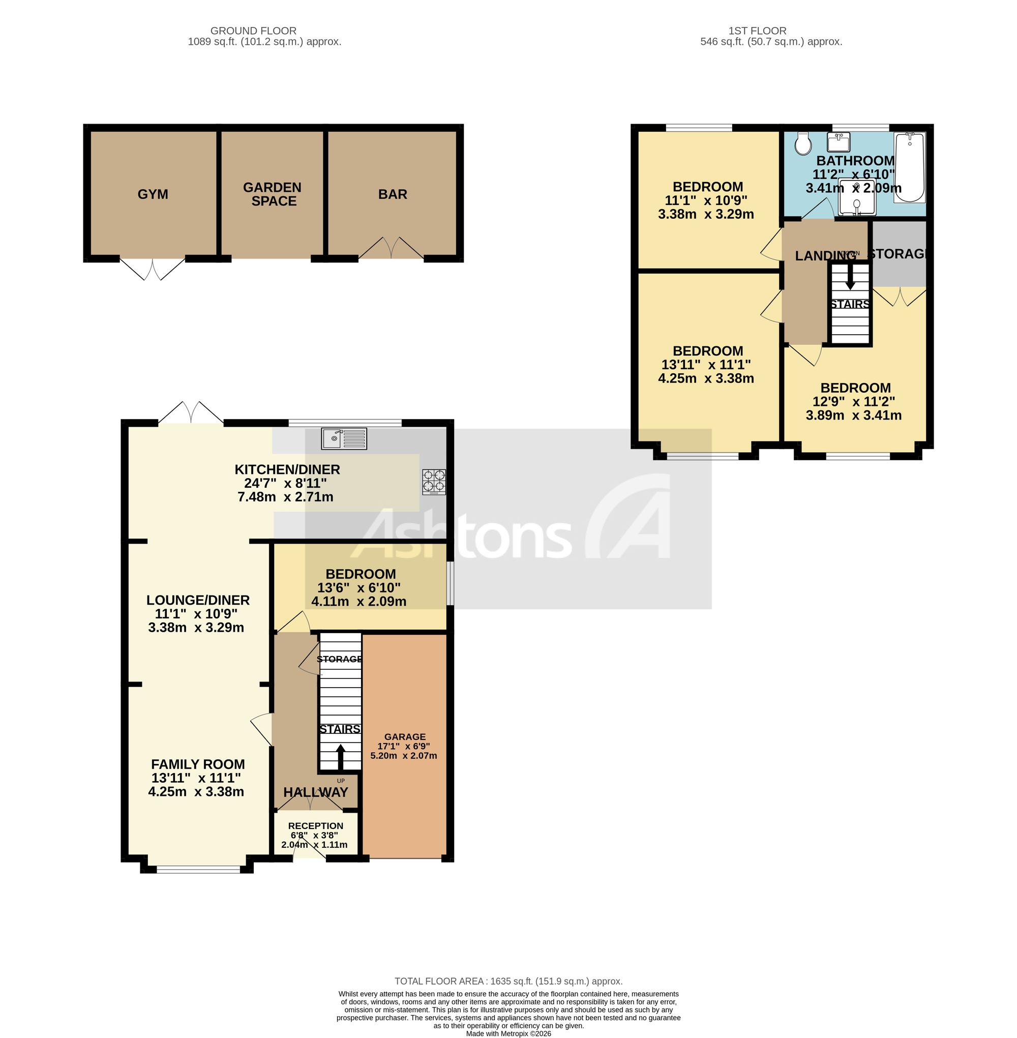 470 Bryn Road, Wigan floorplan