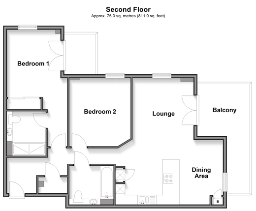 Rosalind Drive, Maidstone floorplan