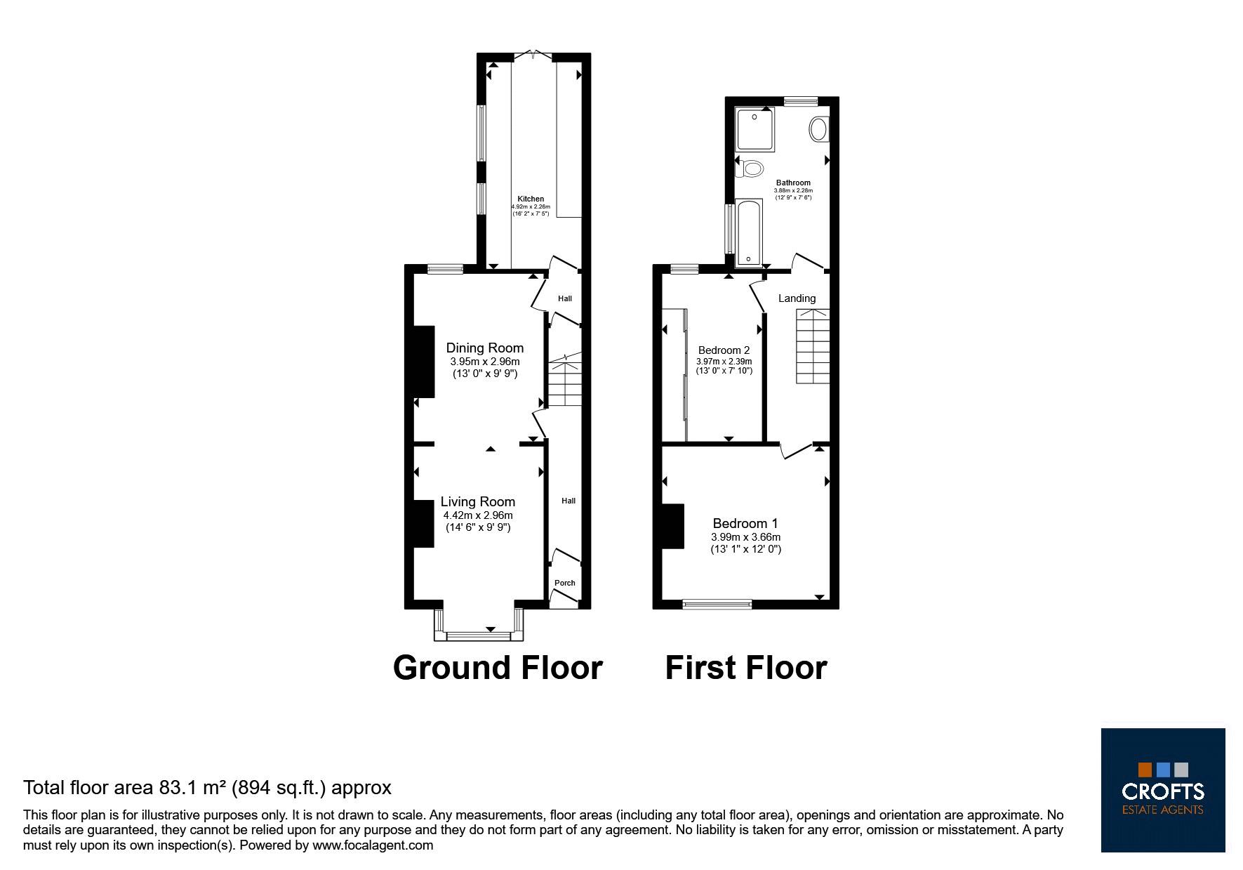 126, Tiverton Street, Cleethorpes floorplan