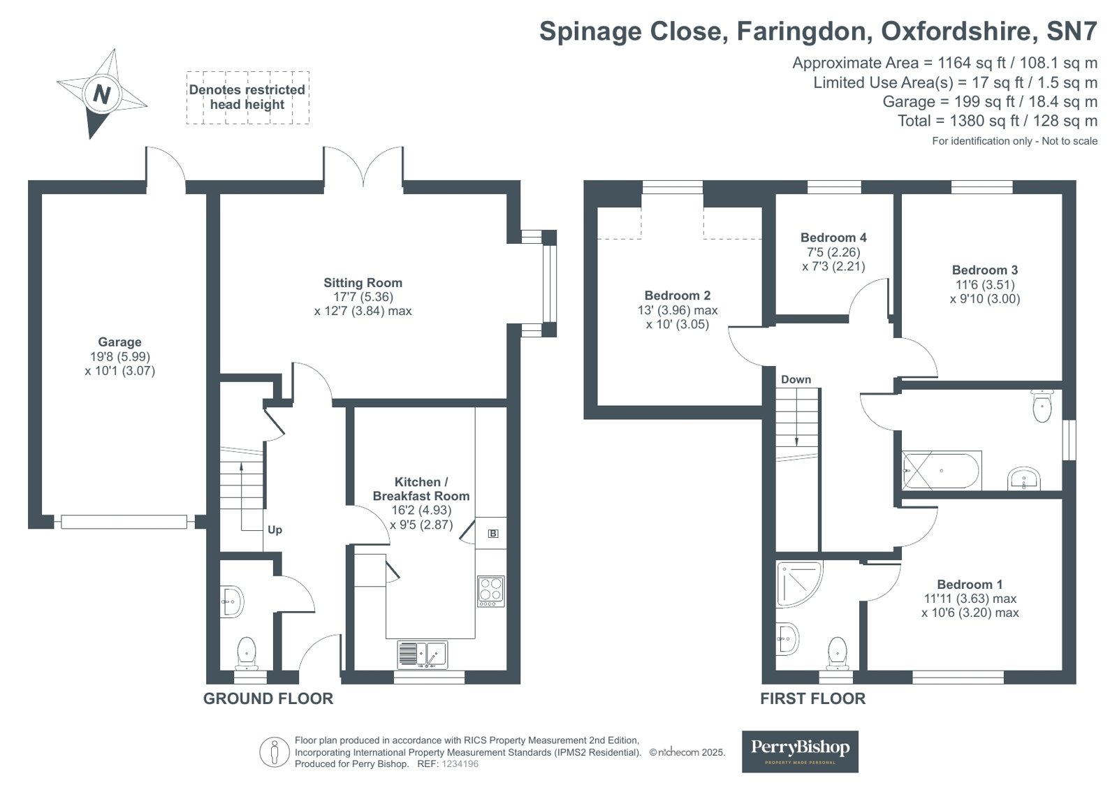 2, Spinage Close, Oxfordshire floorplan