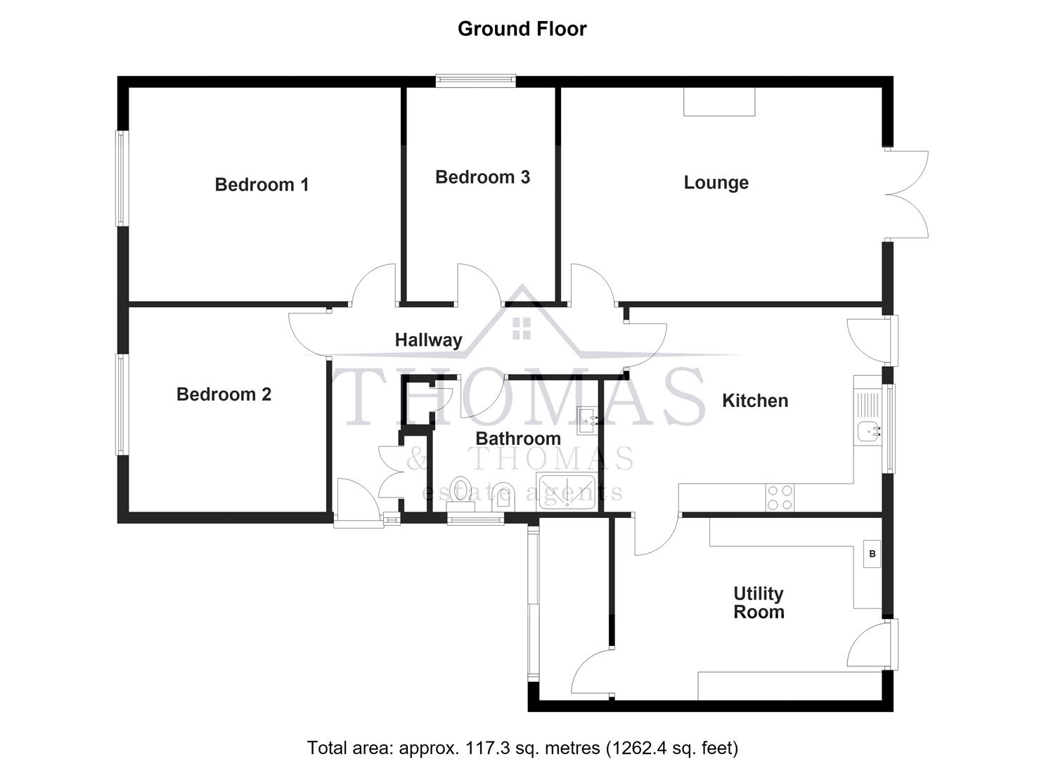Clos Nant-Y-Ci, Ammanford floorplan