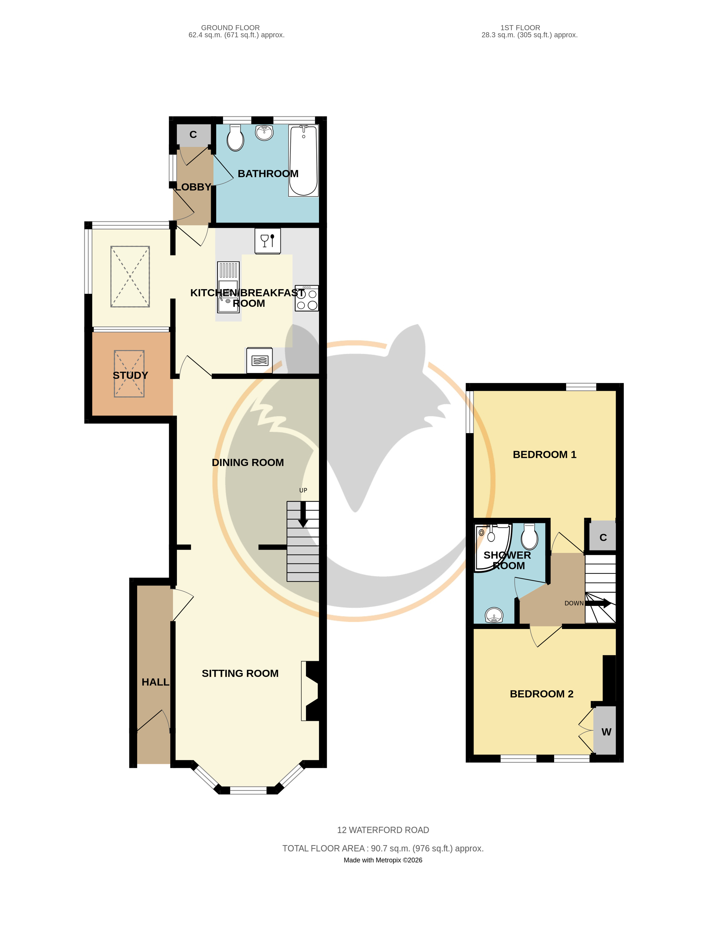 12, Waterford Road, Hampshire floorplan
