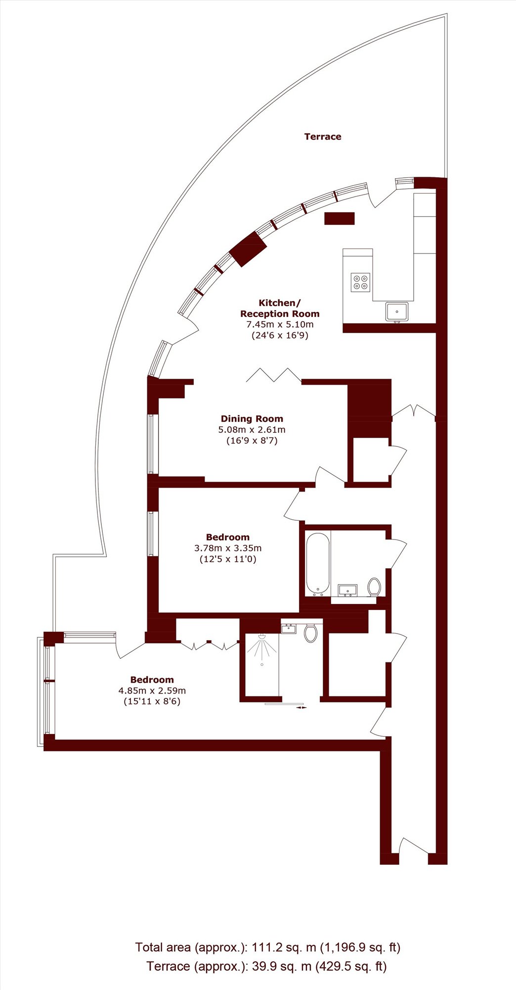 87, Empire Square East, London floorplan