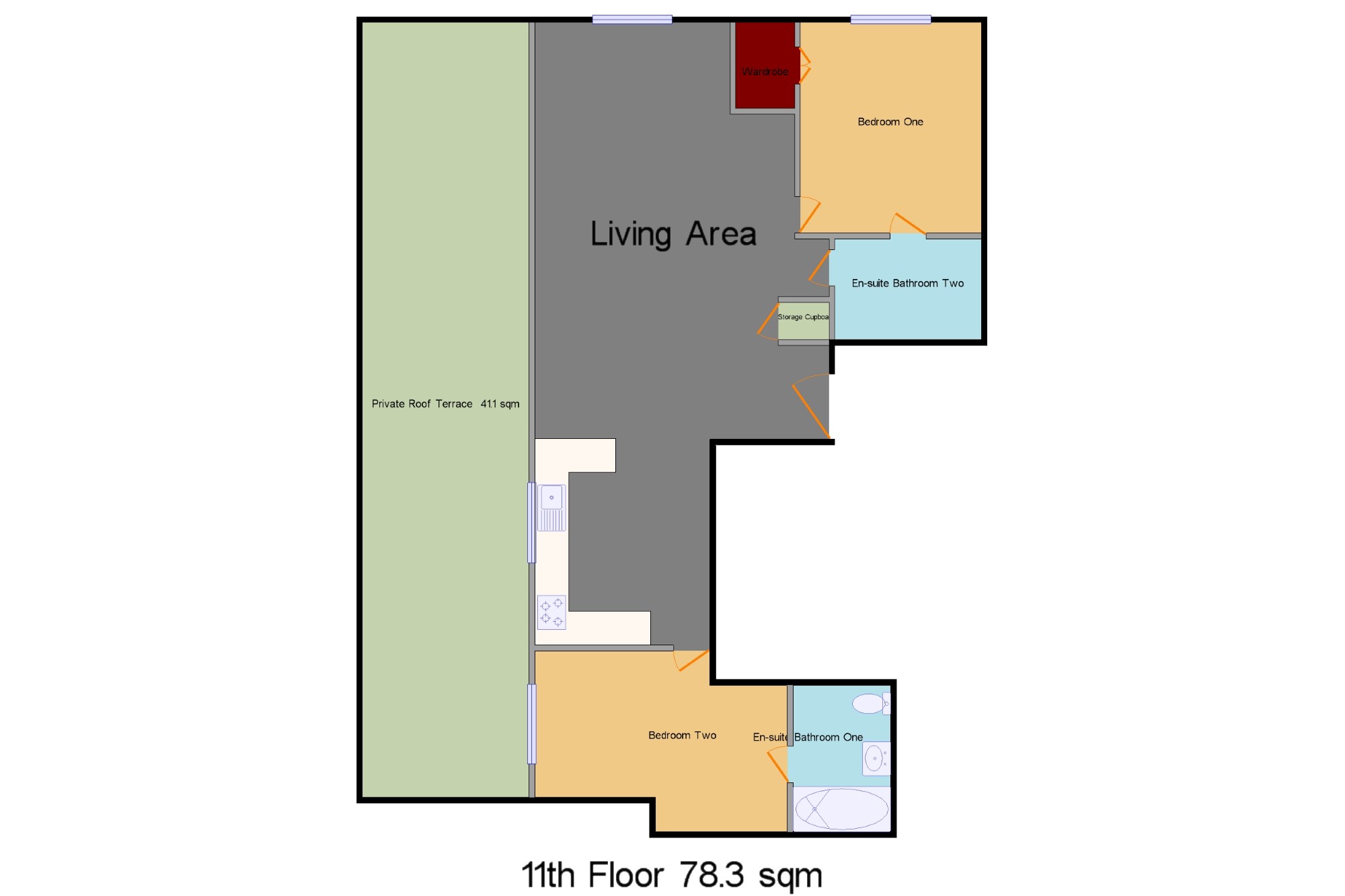 2 Bedrooms Flat for sale in Downtown, Woden Street, Salford, Greater Manchester M5