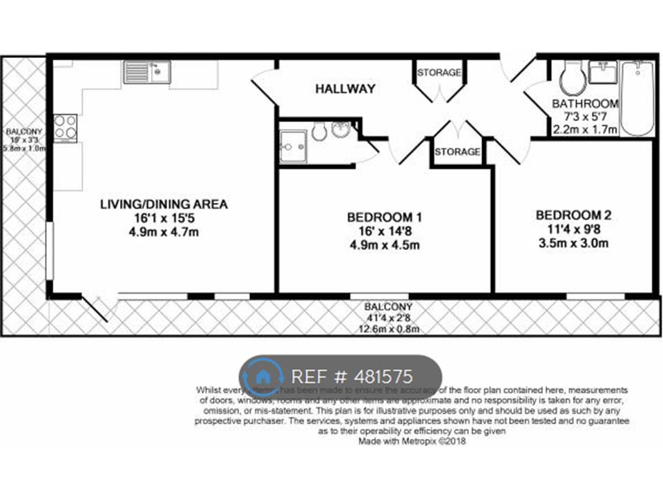 2 Bedrooms Flat to rent in Loughborough House, Dagenham RM8