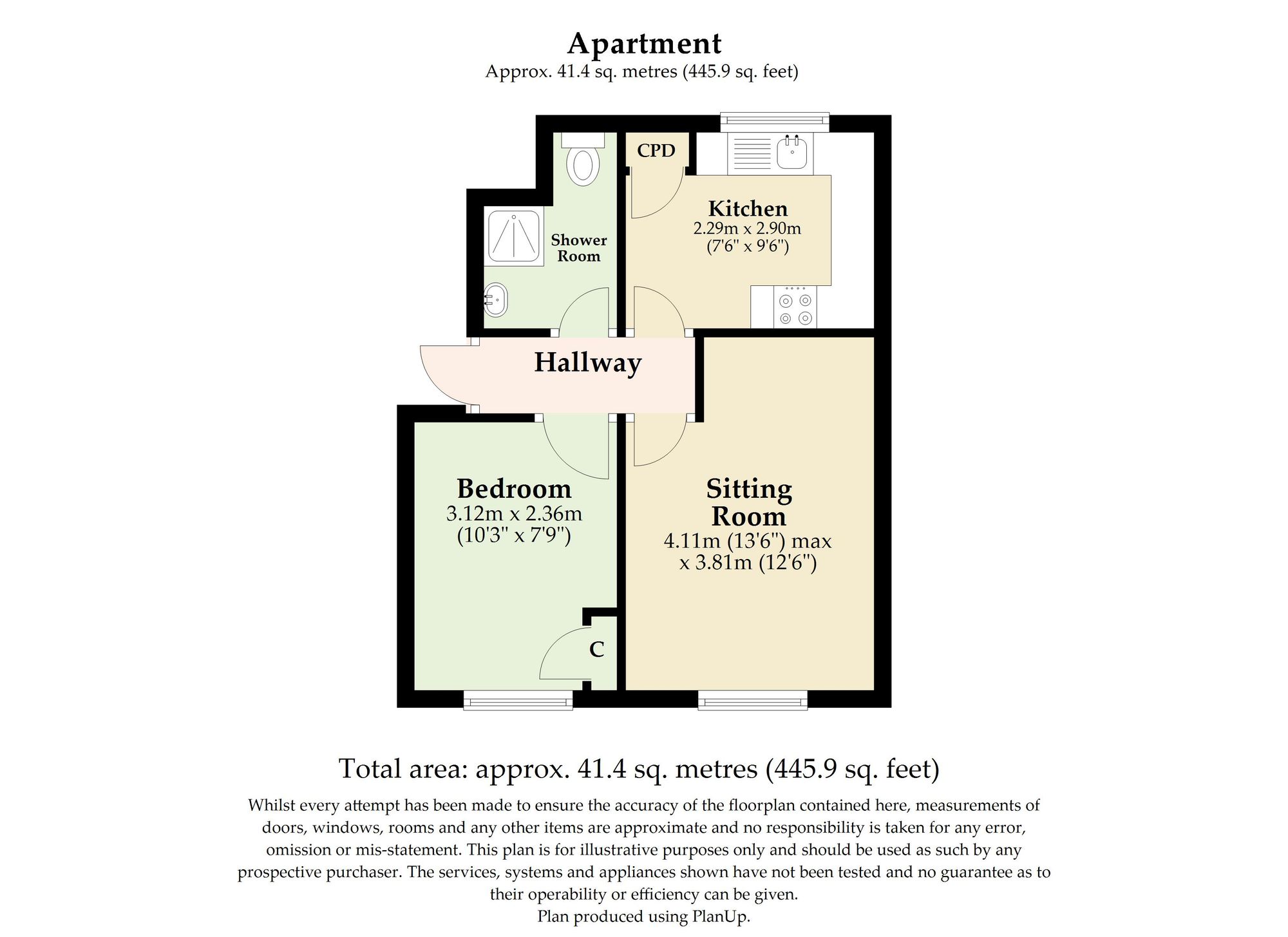 13 Cecil Gowing Court, Norwich floorplan
