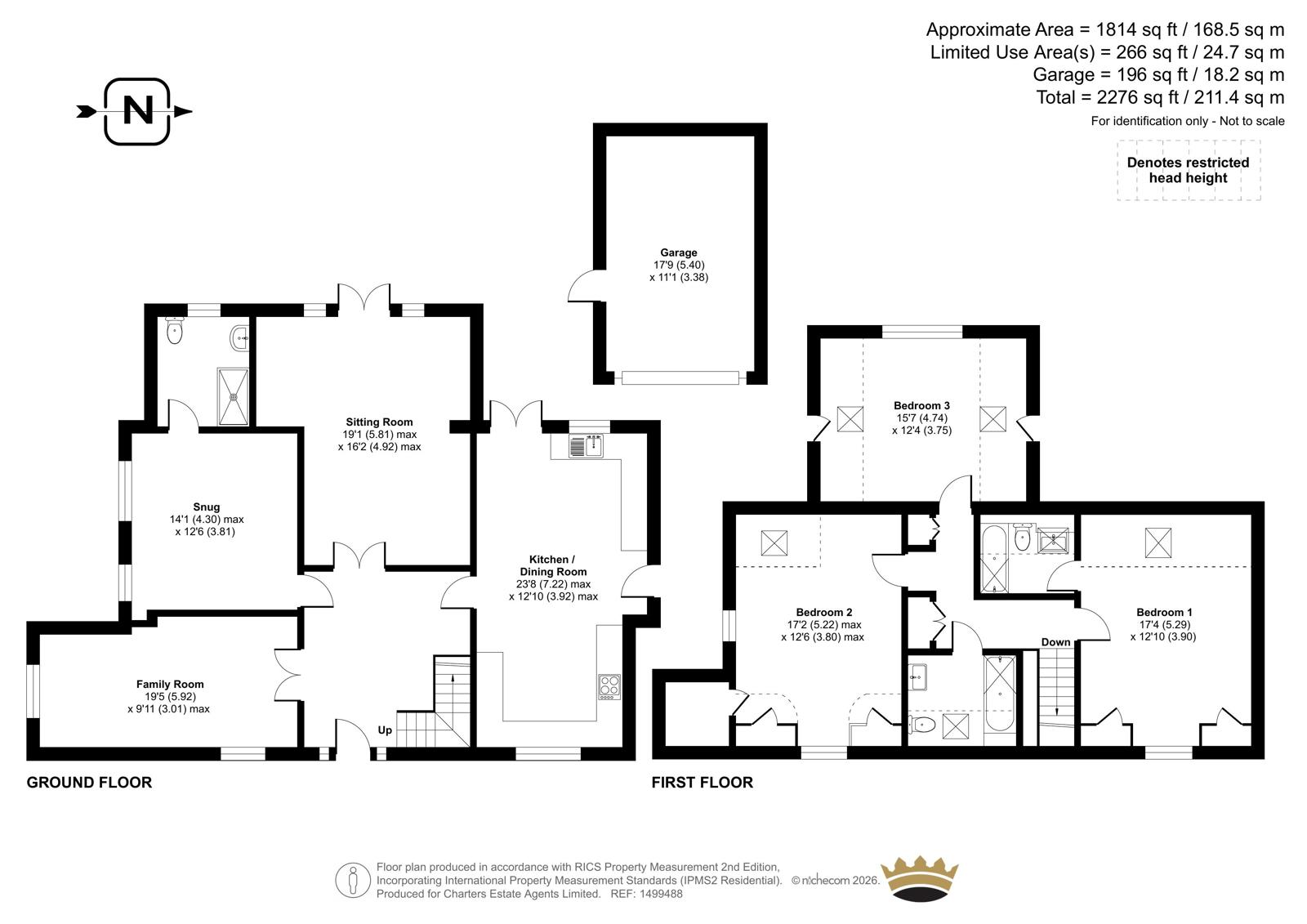 Chebucto Lodge, 28, Crookham Road, Fleet floorplan