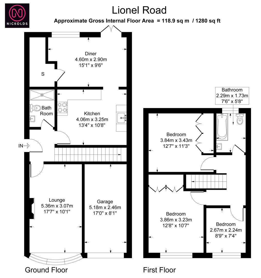70, Lionel Road, Canvey Island floorplan