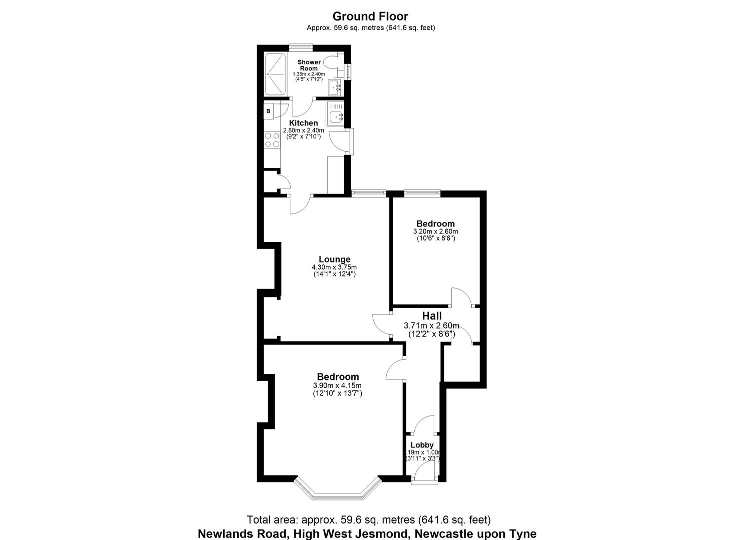 60, Newlands Road, Newcastle Upon Tyne floorplan