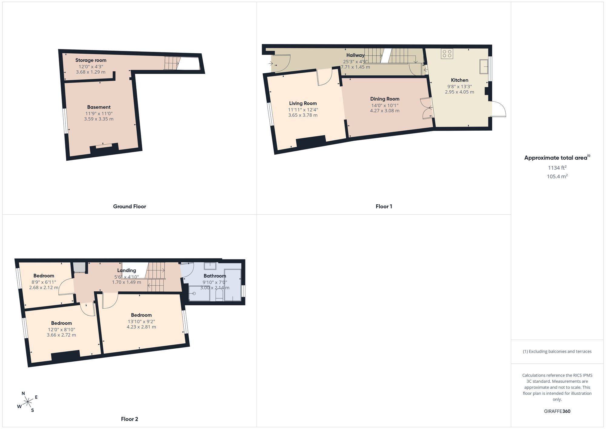 38 Great Western Terrace, Cheltenham floorplan