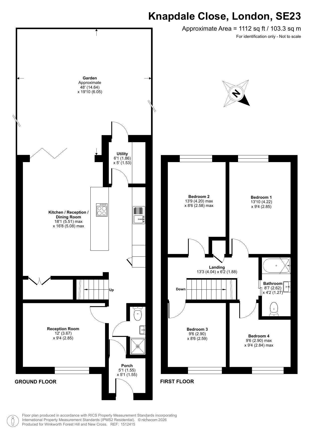7, Knapdale Close, London floorplan