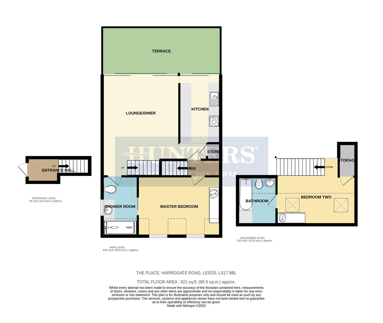 Flat 2, The Place, Alwoodley floorplan