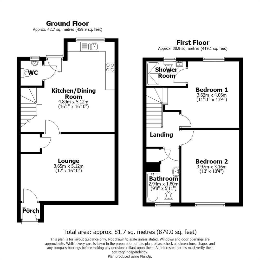 77, Main Road, Washingborough floorplan
