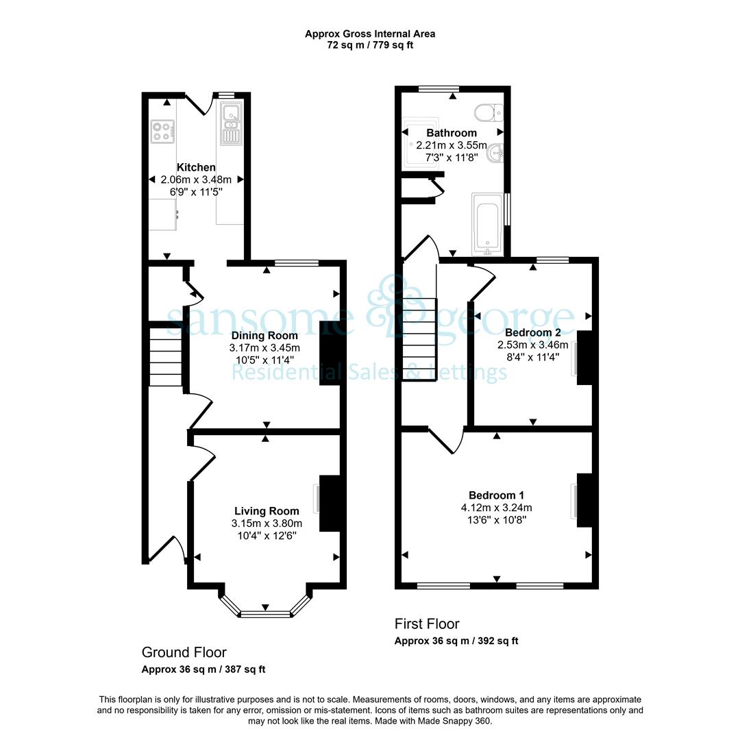 52, Edinburgh Road, Reading floorplan