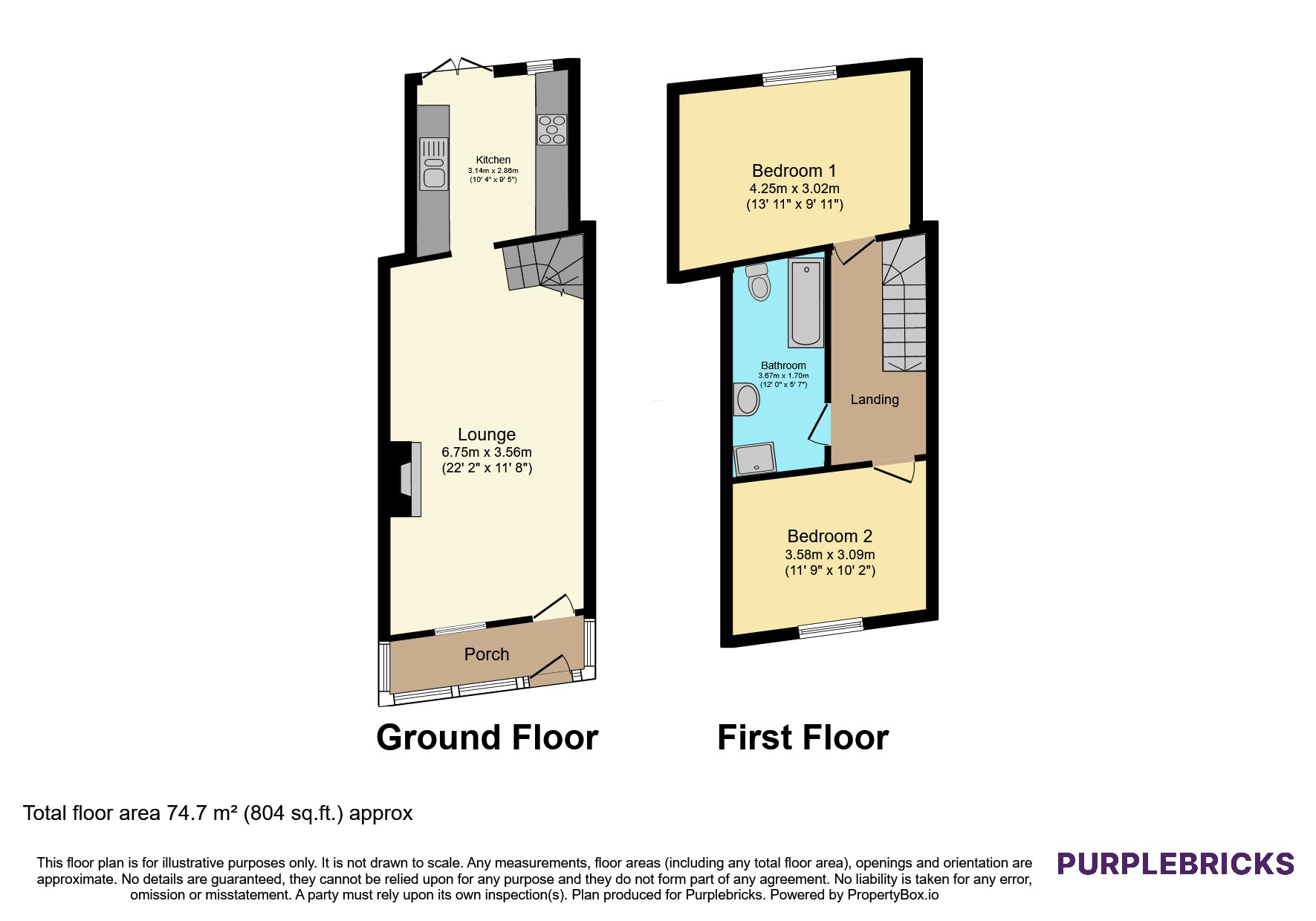 52, Sandy Lane, Warrington floorplan