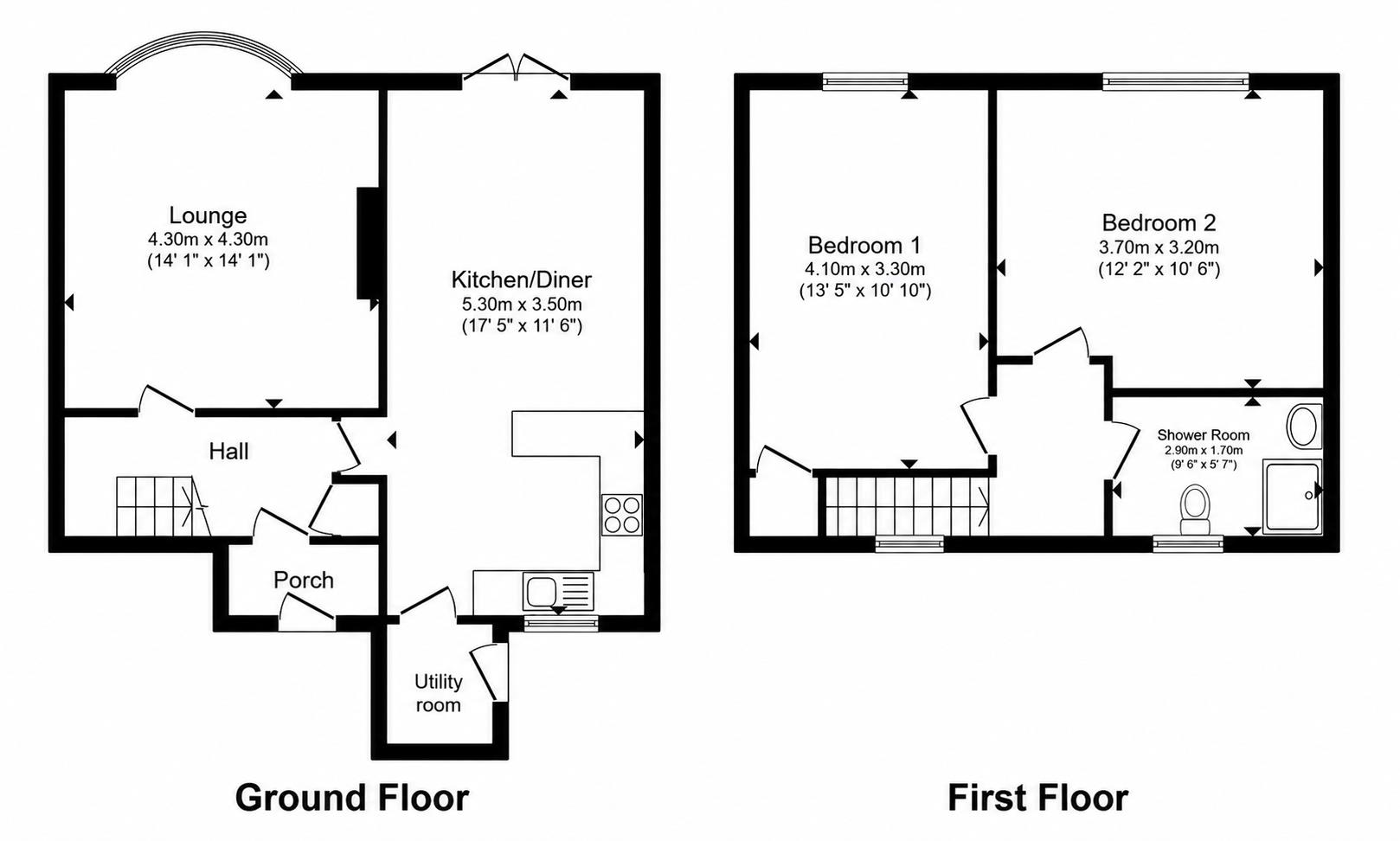 33, The Fryth, Basildon floorplan