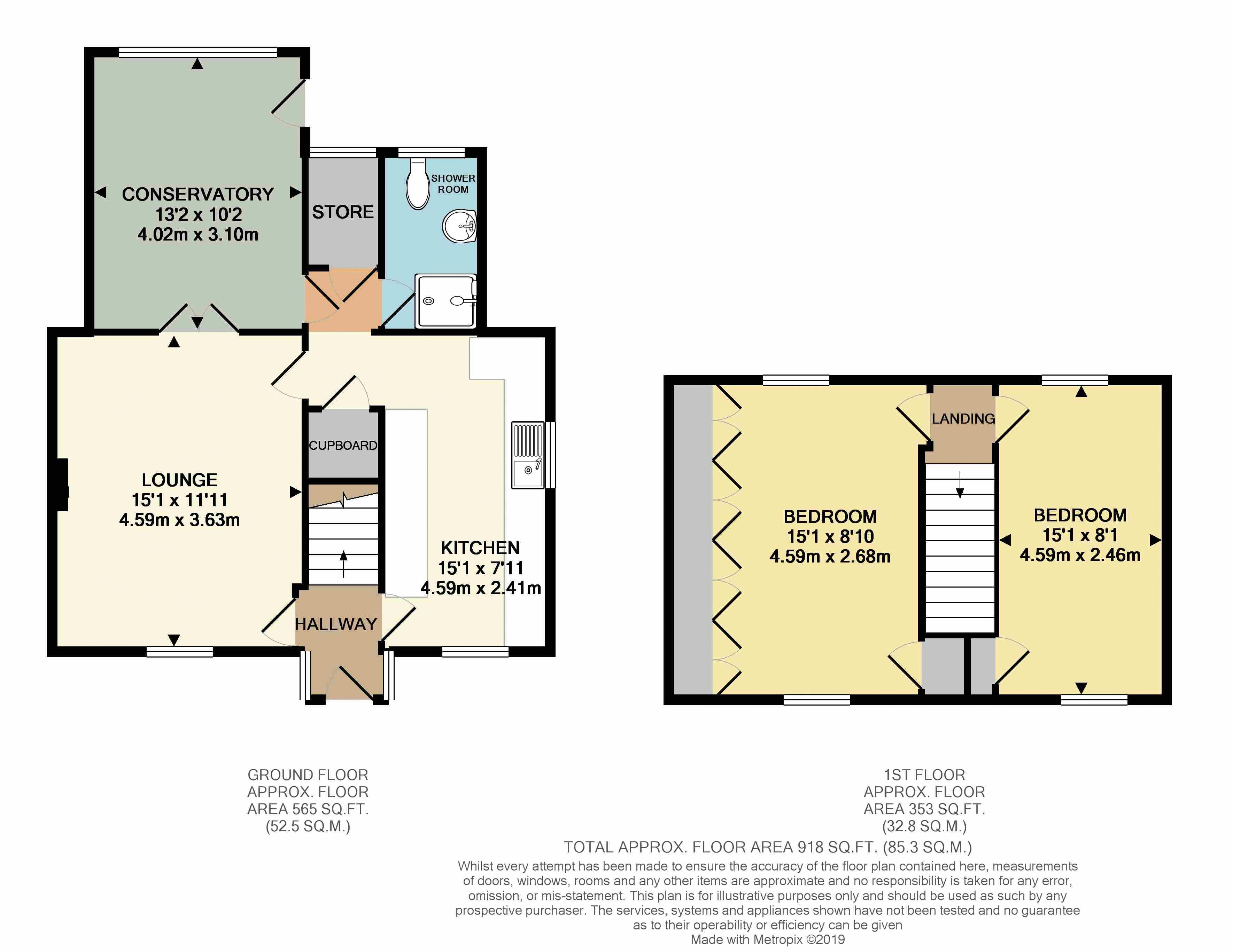 2 Bedrooms Semi-detached house for sale in Worlds End Lane, Weston Turville, Aylesbury HP22