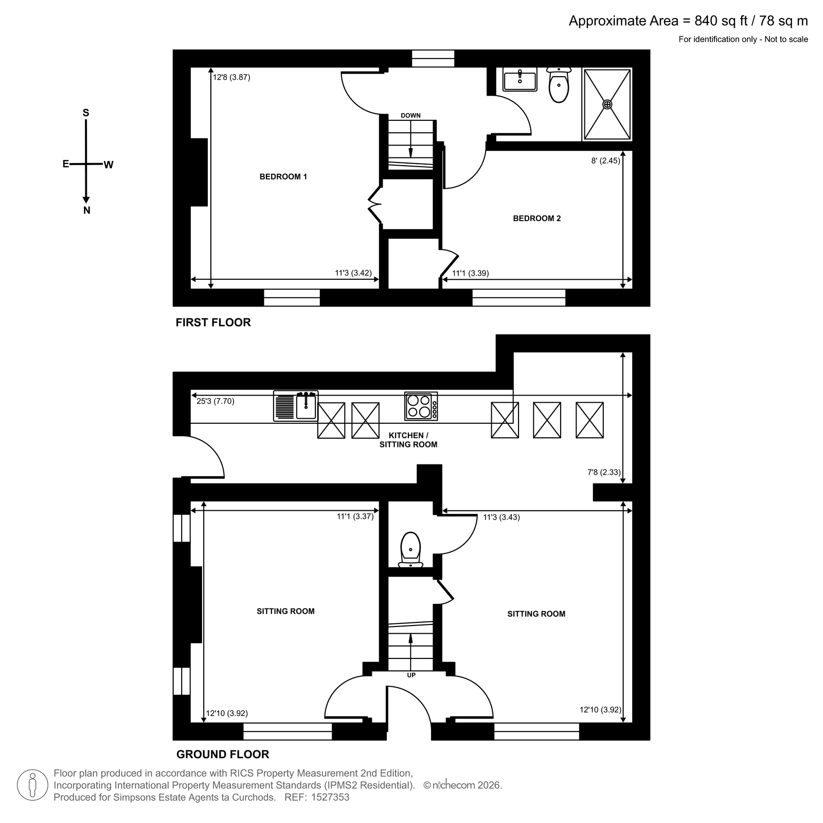 4, Weston Road, Thames Ditton floorplan