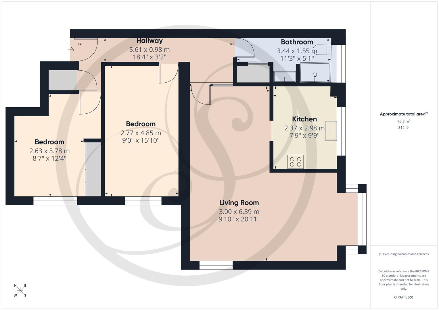 21, Park Villa Court, Leeds floorplan