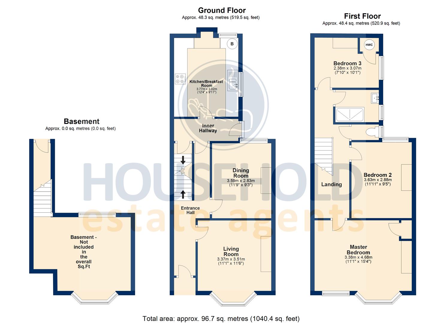 3 Bedrooms Semi-detached house for sale in West Parade, Dunstable, Bedfordshire LU6