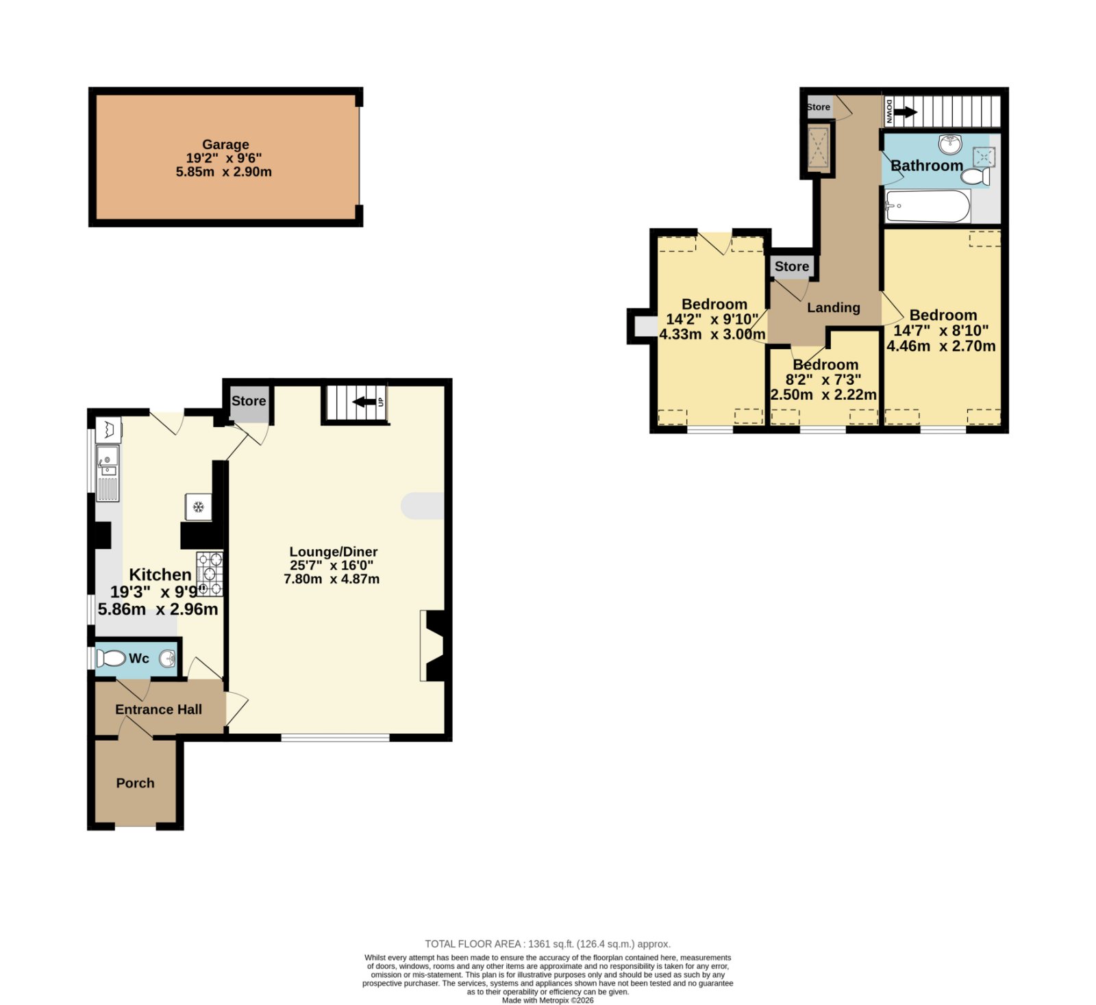 The Old School House,, Church Road, Ashford floorplan
