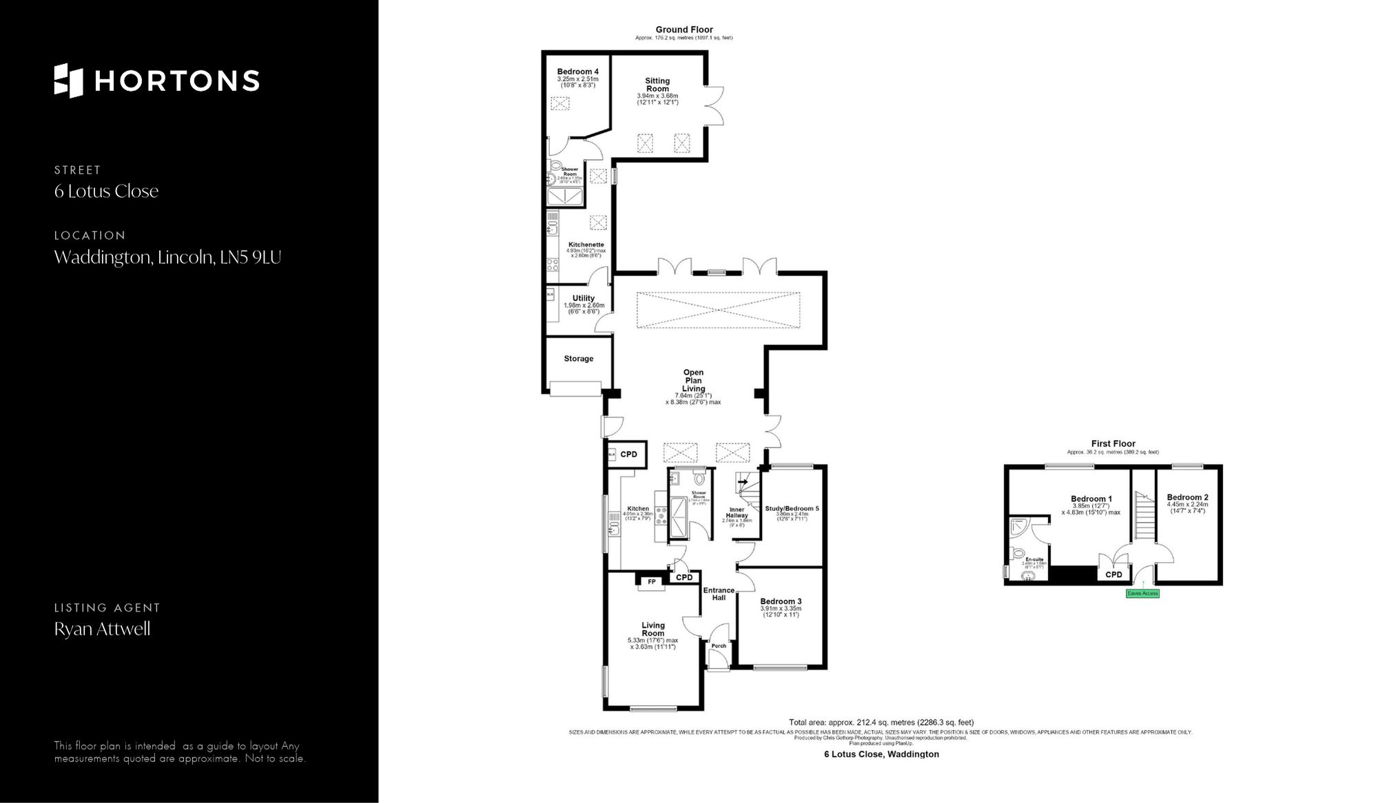 6, Lotus Close, Waddington, LN5 floorplan