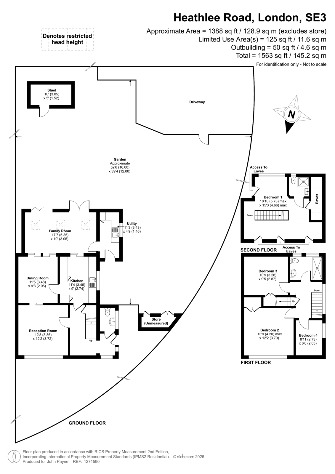 68, Heathlee Road, London floorplan