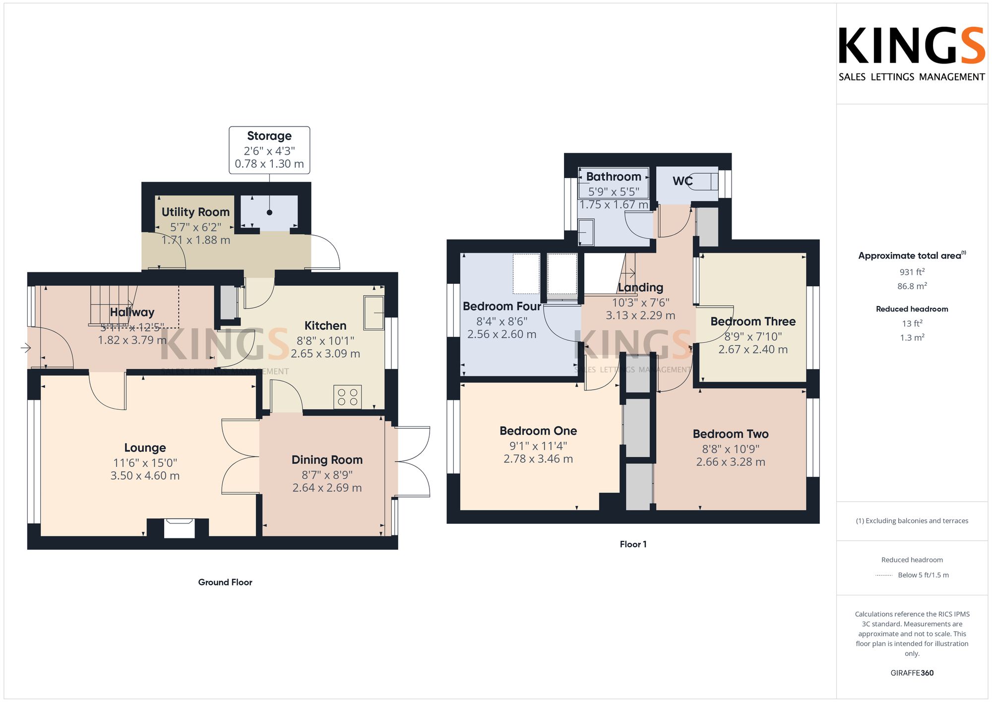 4 Hillcrest, Hatfield floorplan