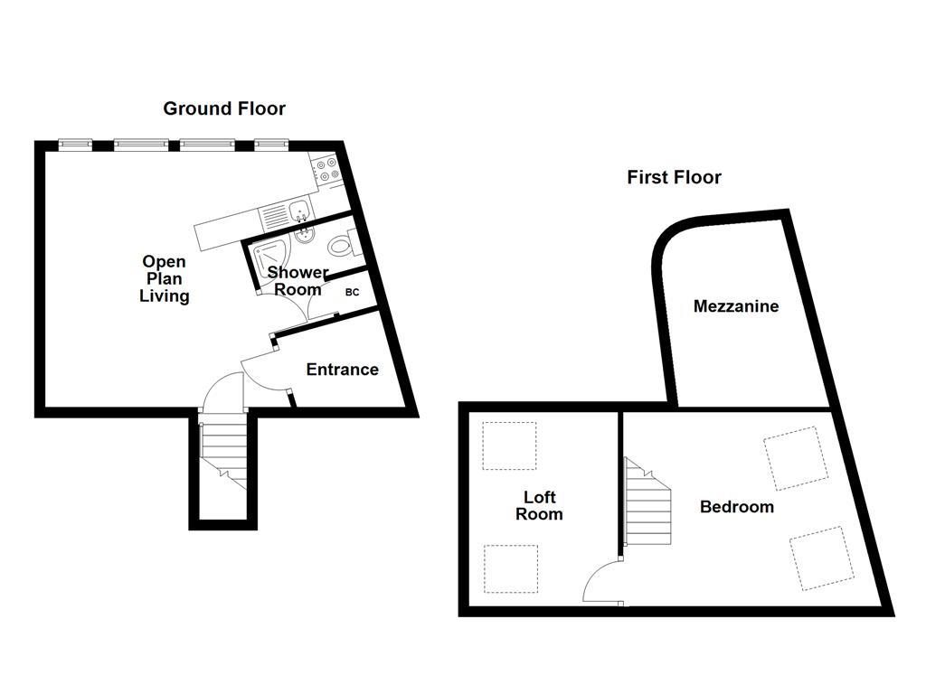 The Old Co-Op Flat a, 2, Mine Street, Heywood floorplan