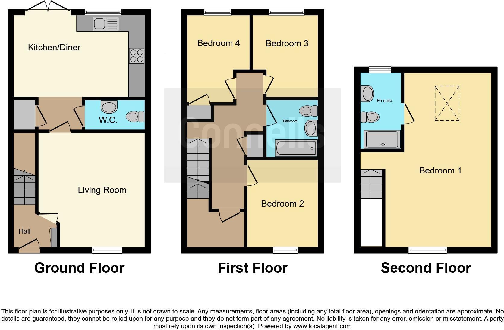 160, Briggington Way, Leighton Buzzard floorplan