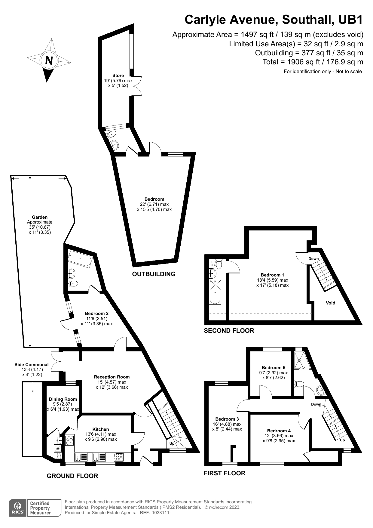 Carlyle Avenue, Southall UB1, 5 bedroom terraced house for sale 65680656 PrimeLocation