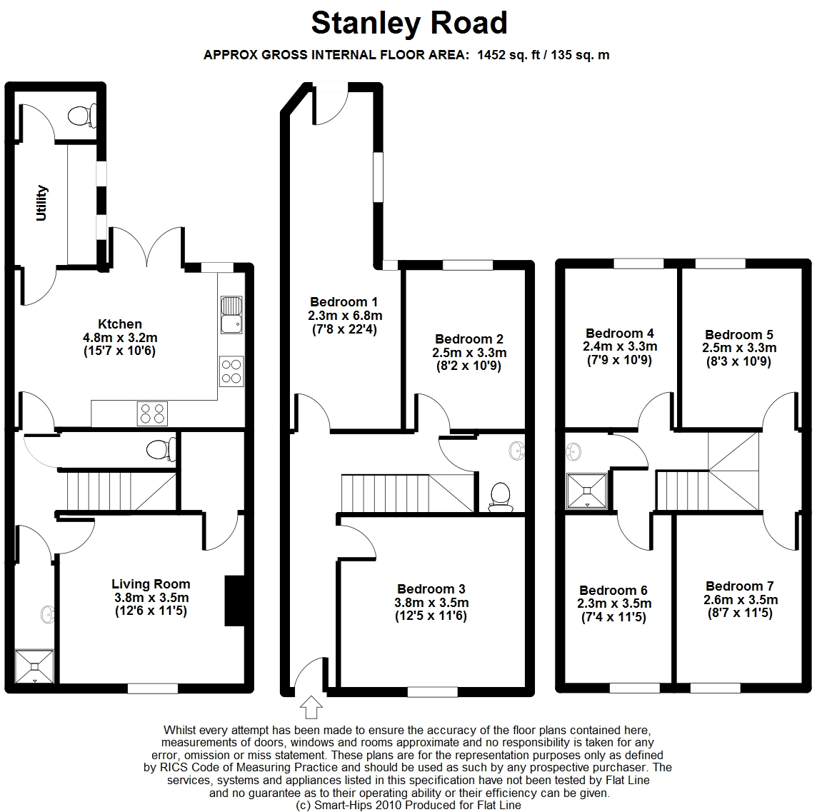 7 Bedrooms Terraced house to rent in Stanley Road, Cotham, Bristol BS6