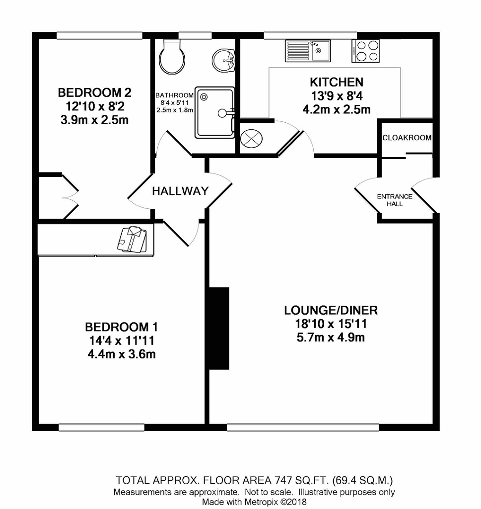 2 Bedrooms Flat for sale in Moorland Close, Moorland Drive, Moortown, Leeds LS17