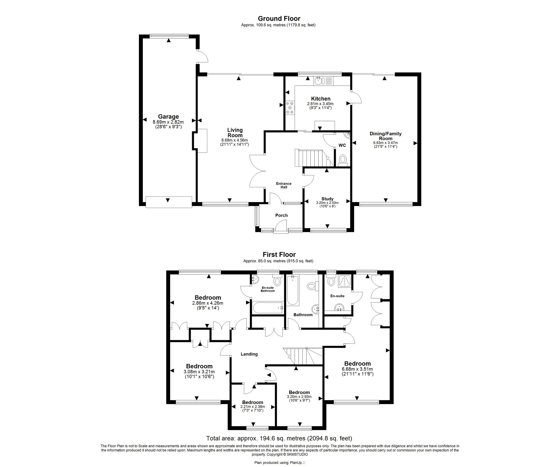 32, Fieldway, Berkhamsted floorplan