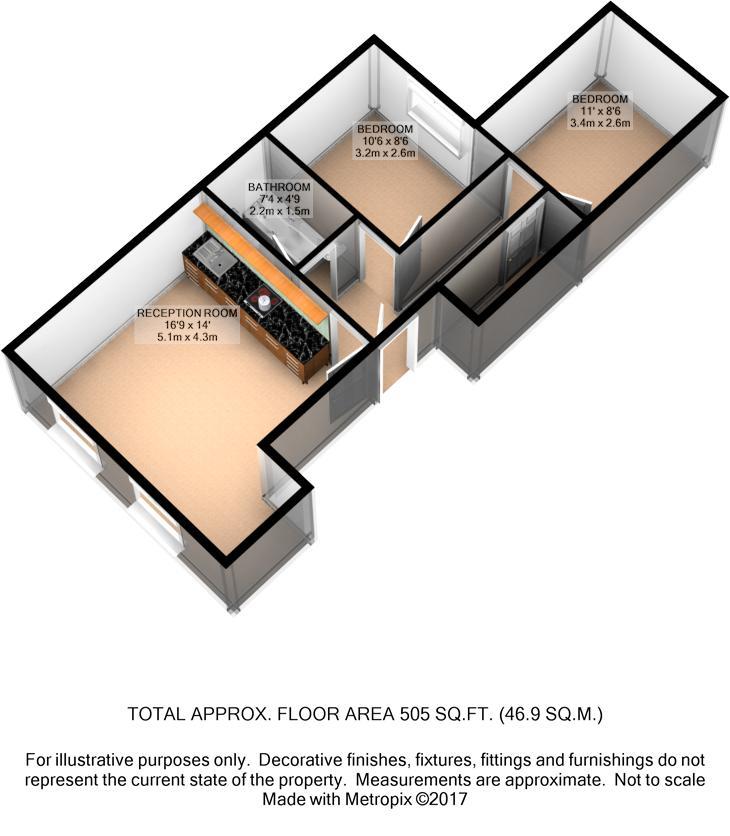 2 Bedrooms Flat to rent in Hornsey Road, Upper Holloway/Finsbury Park N7