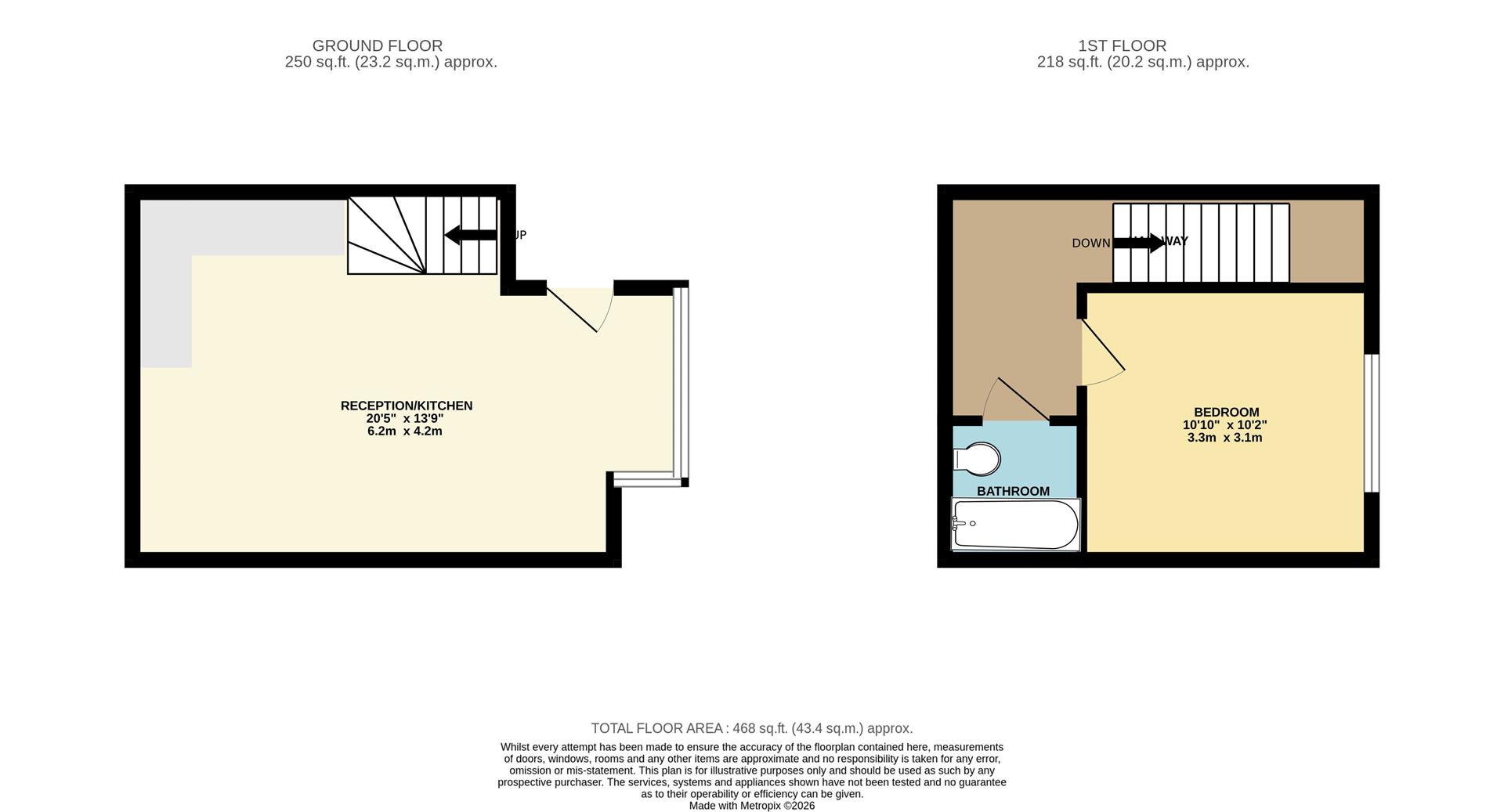 196a, Prospect Road, Woodford Green floorplan