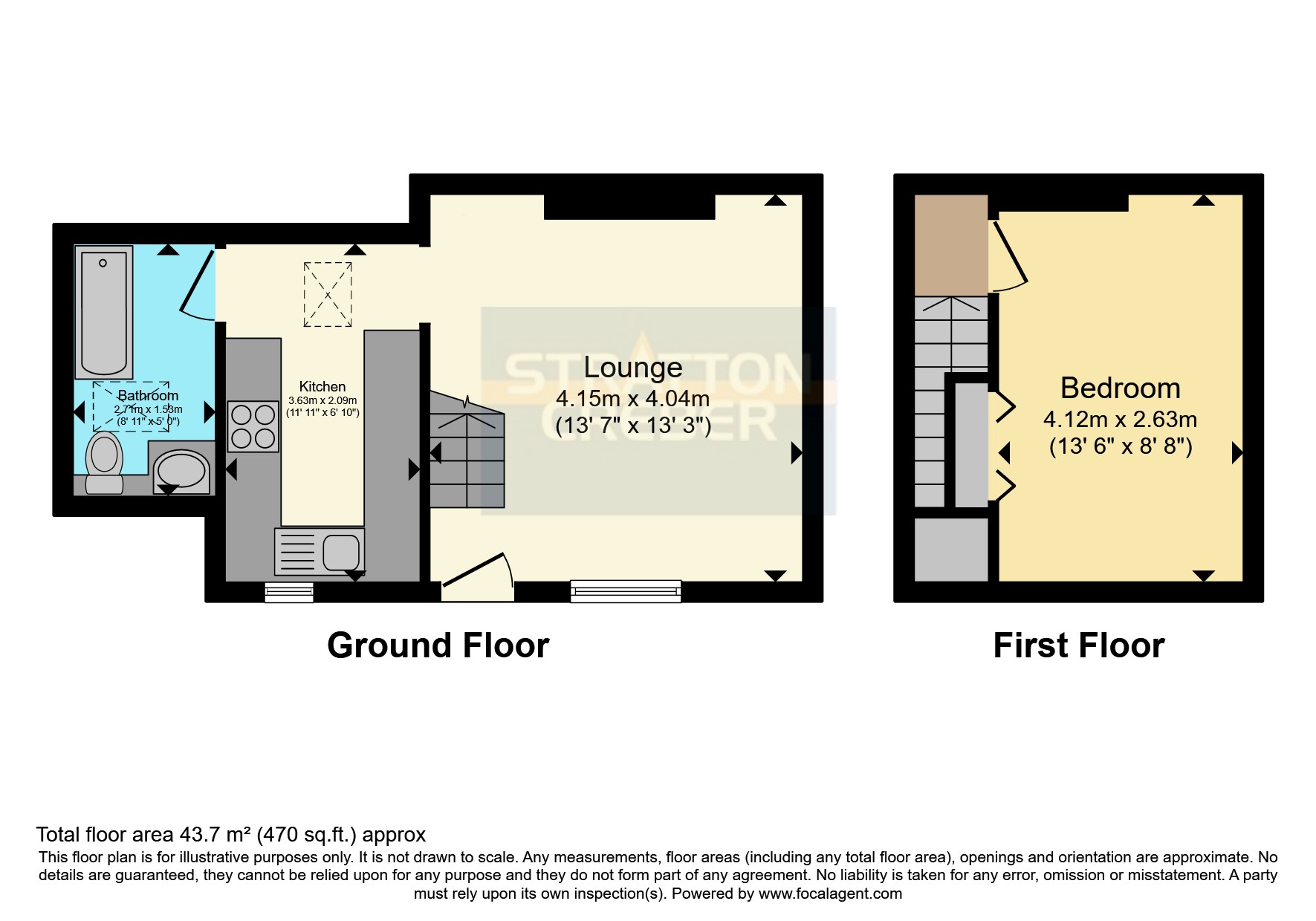 49, Carclew Street, Cornwall floorplan