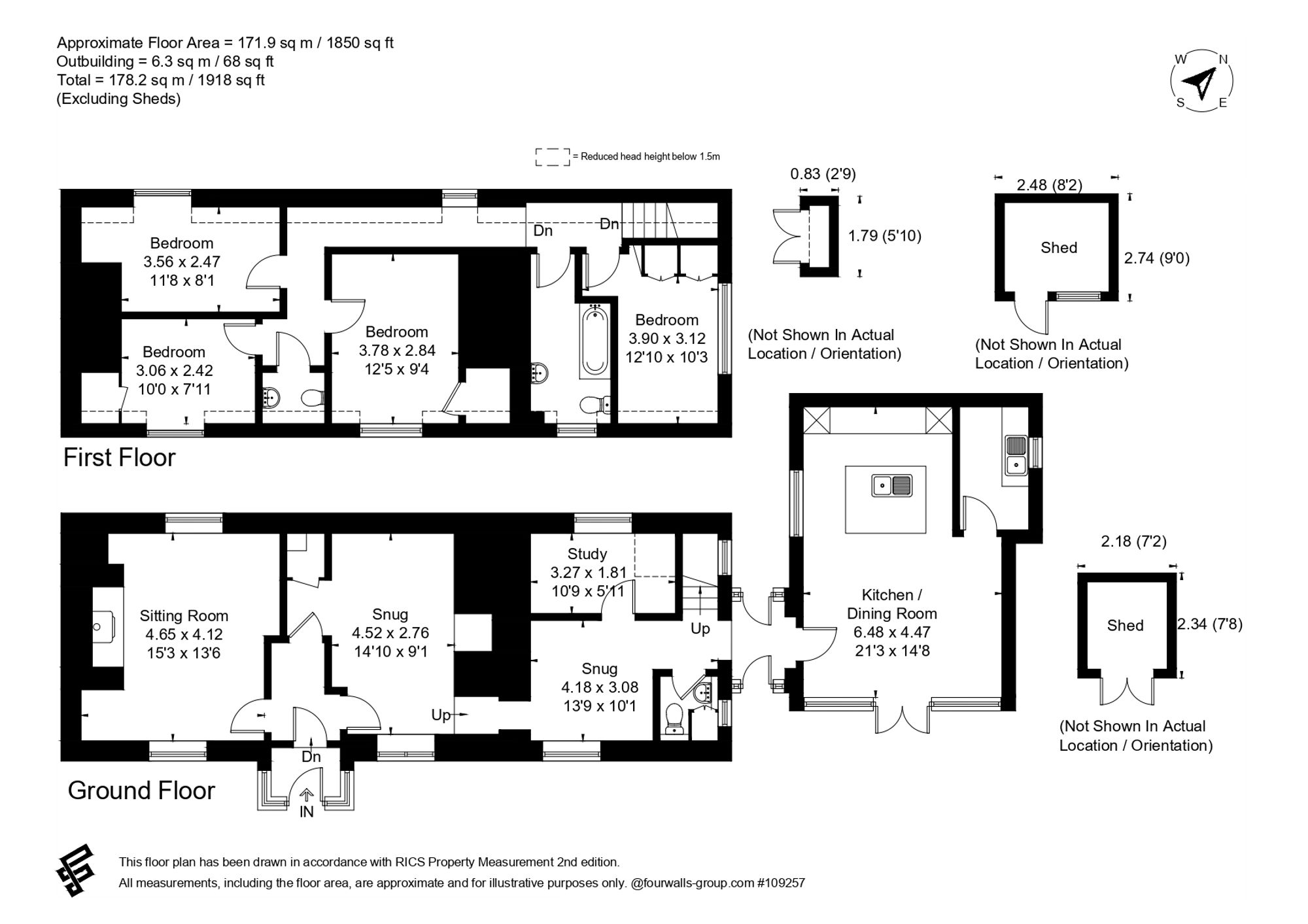 Orchard Cottage Cues Lane, Swindon floorplan
