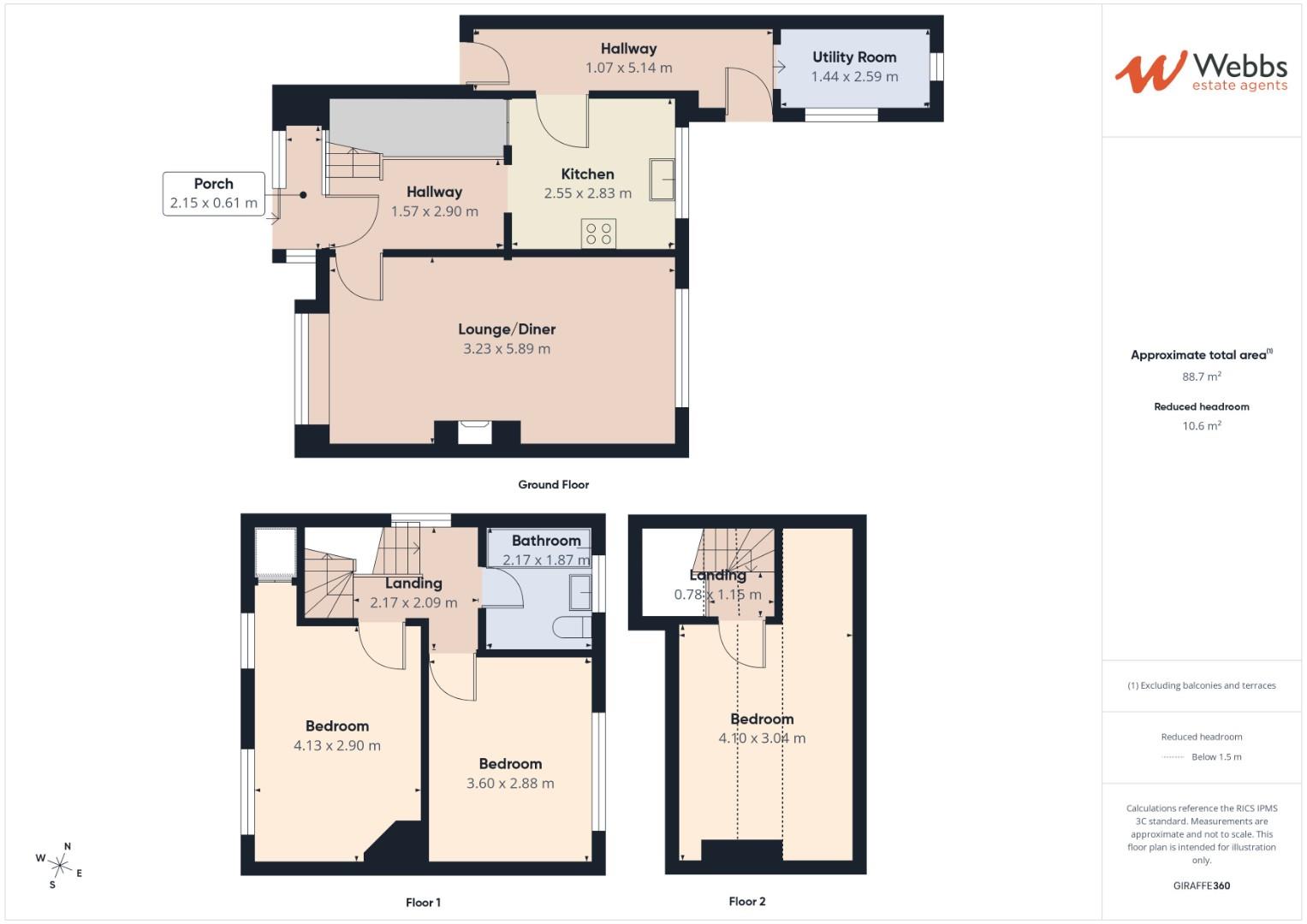 16, Irvine Road, Bloxwich, Walsall floorplan