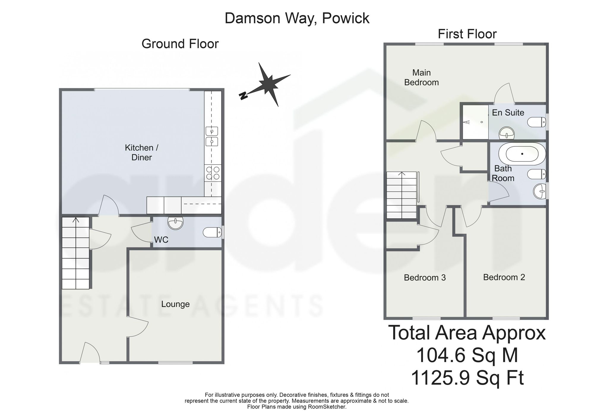 2 Damson Way, Worcester floorplan