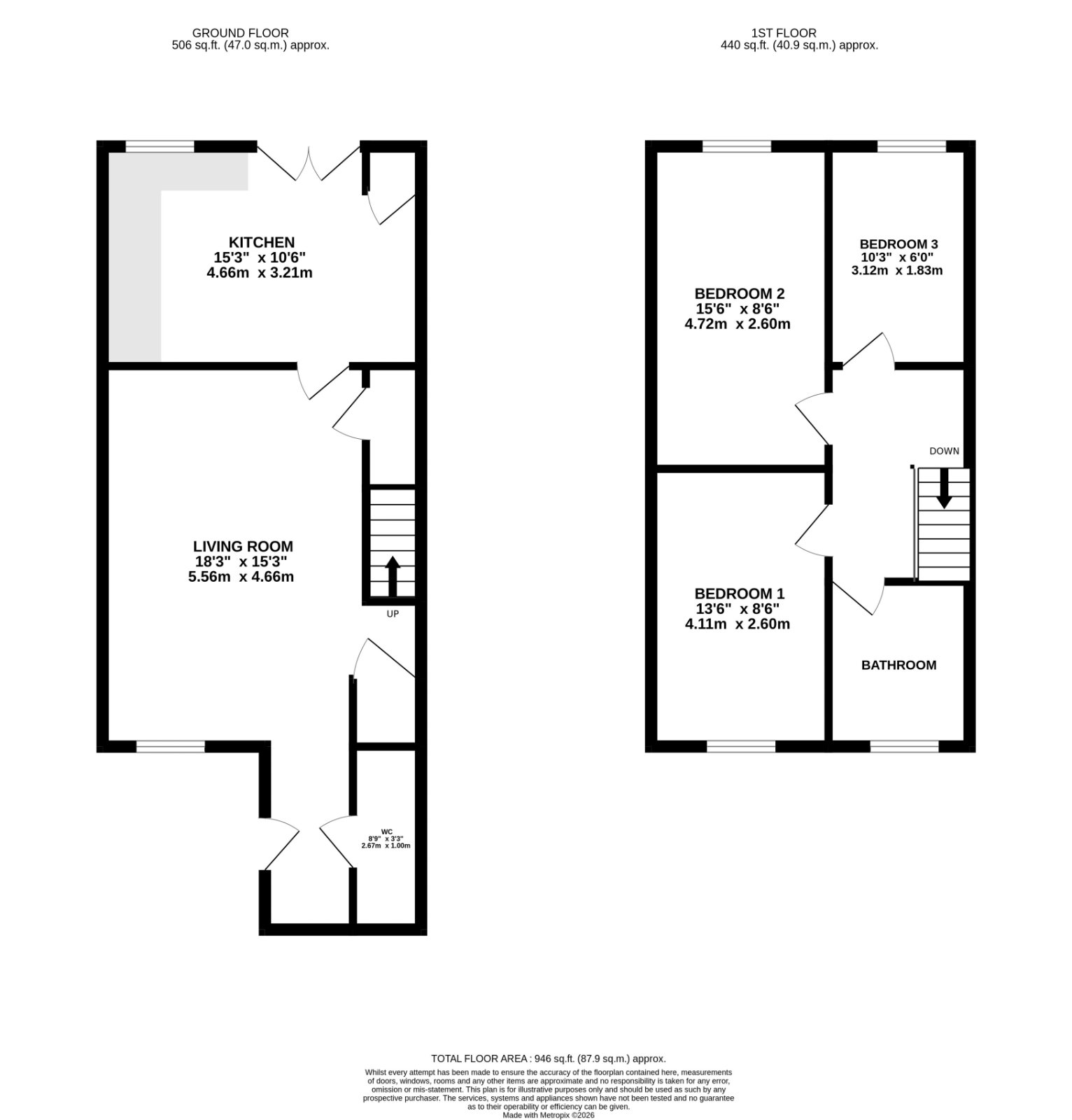 8, Moor View, Ilkley floorplan