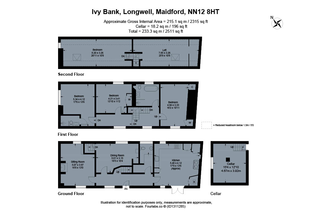 Ivy Bank,, Longwell, Towcester floorplan