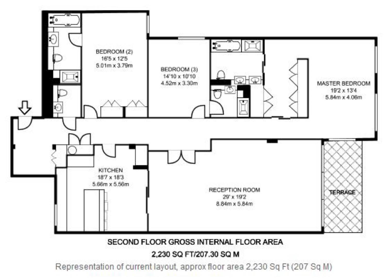 West Heath Road, London floorplan