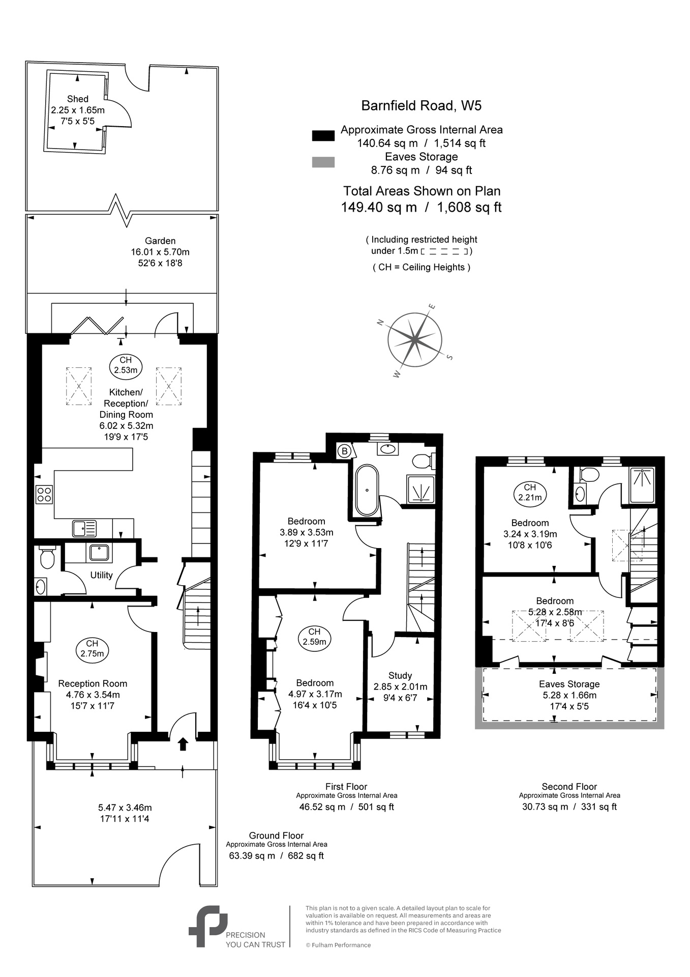 40 Barnfield Road, Ealing floorplan
