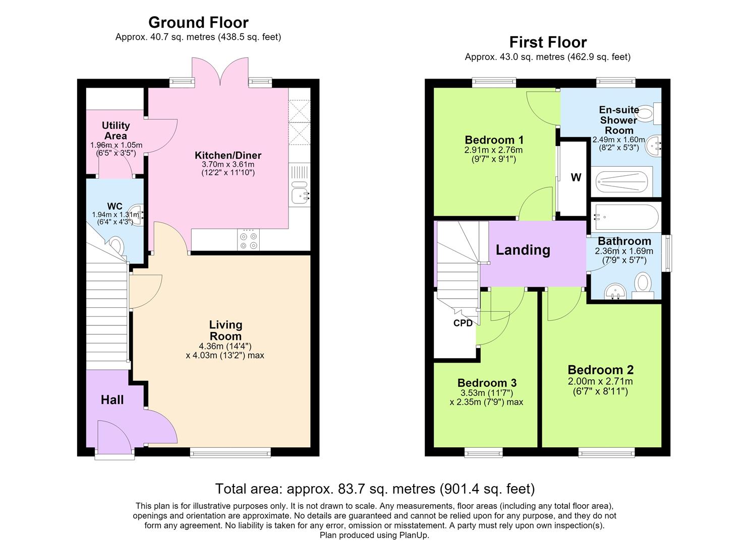 28, Moorhen Grove, Southam floorplan