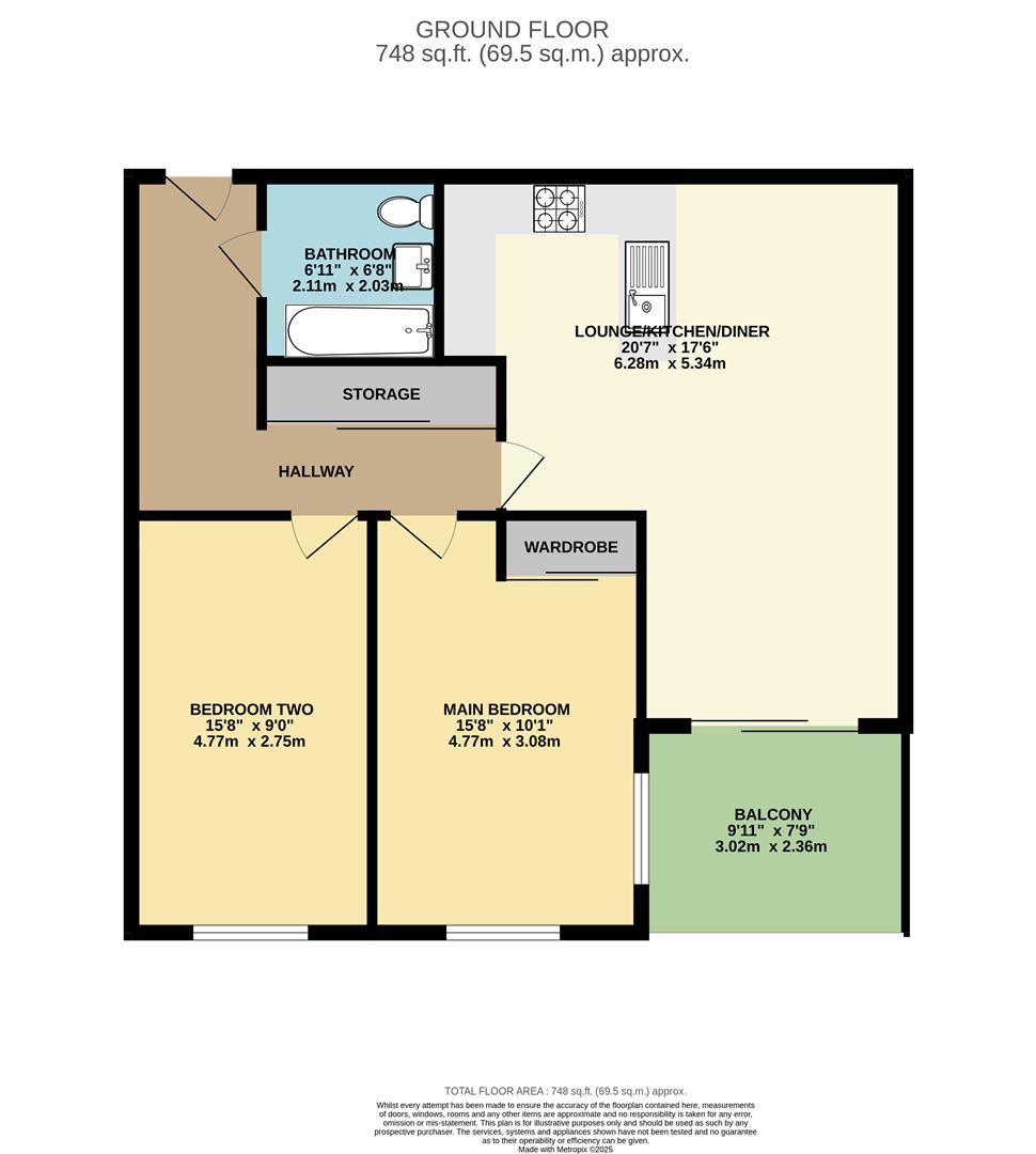 13, Charles Court, Margate floorplan